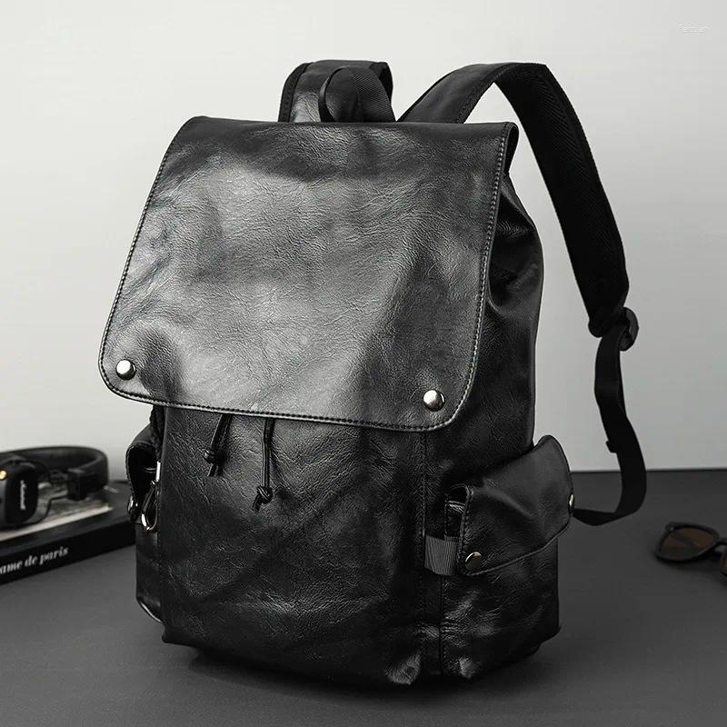 Backpack 2025 Men's Fashion Design Travel Backpacks Men Large Capacity Laptop Schoolbag Softback Back Pack