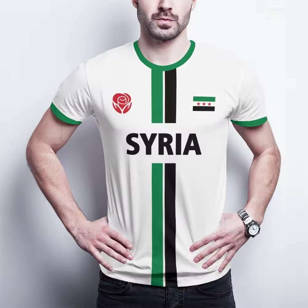 Syrian Sensation -3D Printed Casual Street Clothing Men's Short sleeved T-shirt