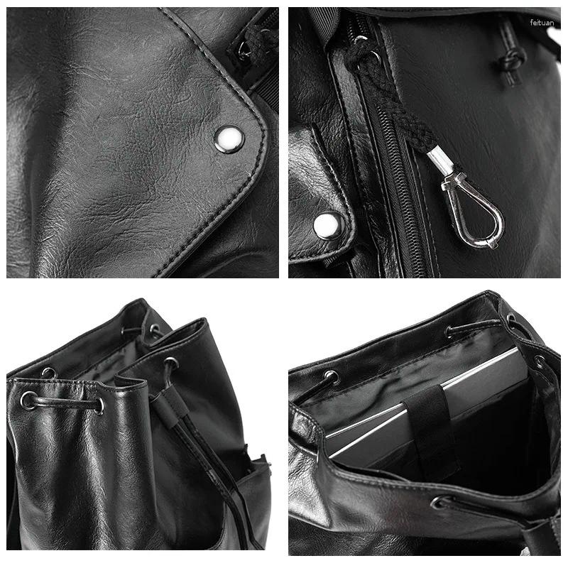 Backpack 2025 Men's Fashion Design Travel Backpacks Men Large Capacity Laptop Schoolbag Softback Back Pack