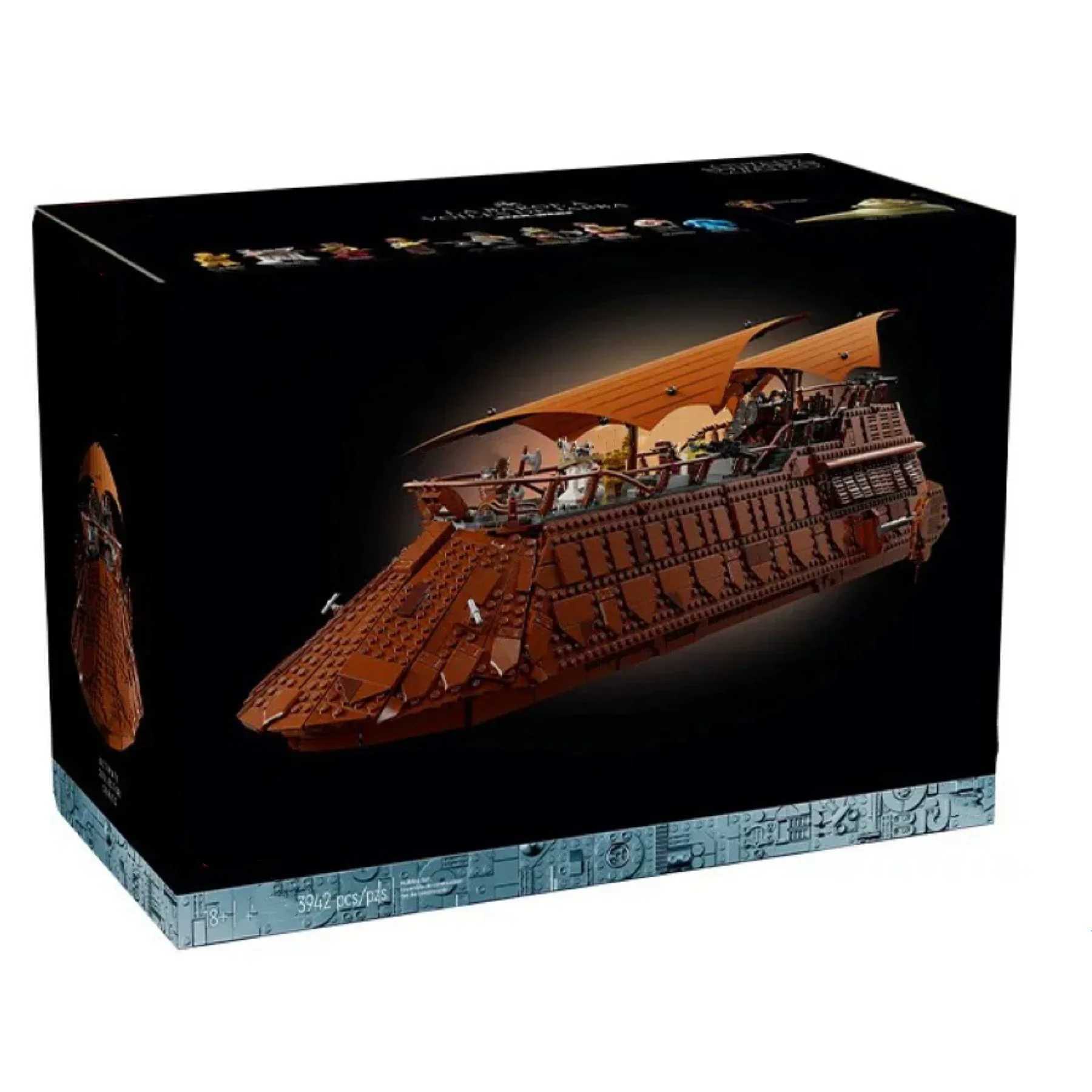 2024 New 75397 Sail Barge Building Block Classic Sailboat Model Bricks Assembly Toys For Kids Adult Christmas GiftsXJ250102