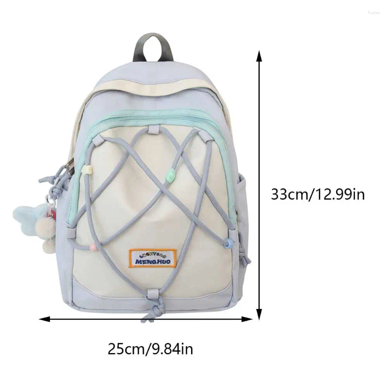 School Bags Dopamine Design Aesthetic Backpacks Korean For Girls Large Capacity Teen Knapsack Students College Versatile Bagpack