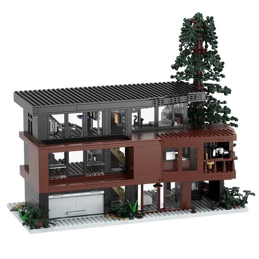Cullen House Building Set Architecture Blocks Romance Films Fans Vampyre House Creative Present for Adult Halloween ChristmasXJ250102