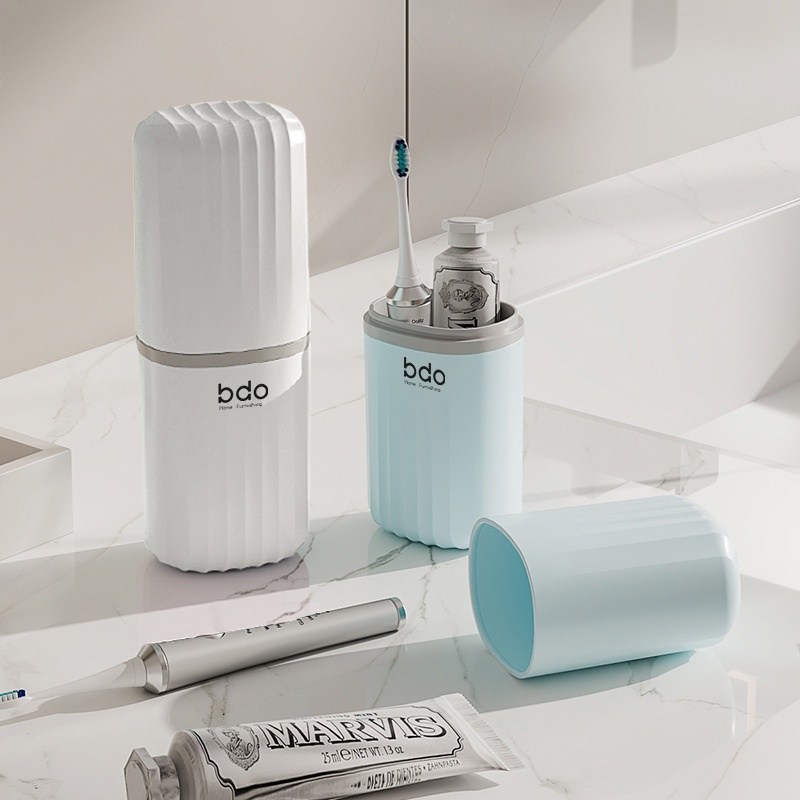 Travel Hygiene Kit with Toothbrush Cup Organizer