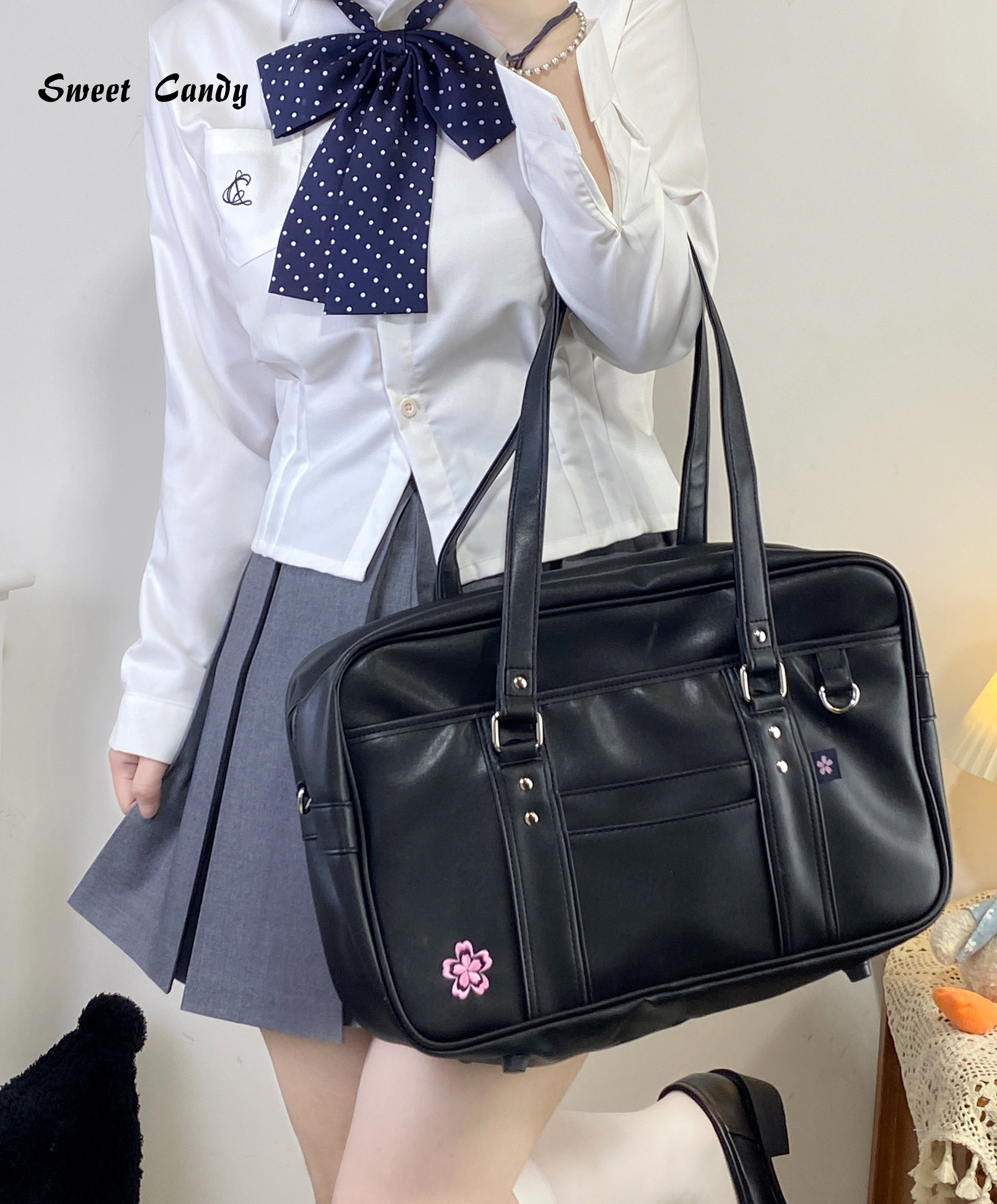 Briefcase high Students Bag Schoolbags Shoulder Bags14-16inch Laptop Bag's Messenger Bags Office HandbagPU Leather tote bag