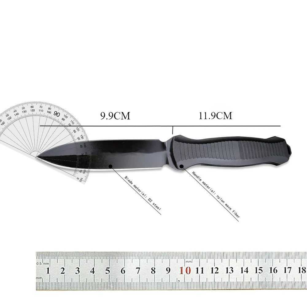 BM 133 SOCP Fixed Blade Hunting Knife D2 Blade FRN Handle Tactical Survival Camping Bushcrafting Outdoor Gear KNIVES with SheathXJ250102