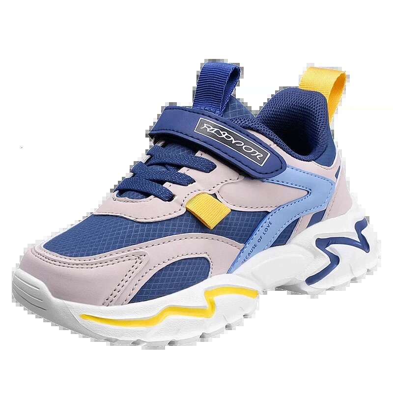 Warm Winter Kids Sport Boys C asual Sho es High Top Tennis Children's Plush Leather Run ning Sn ea kers for Girls New