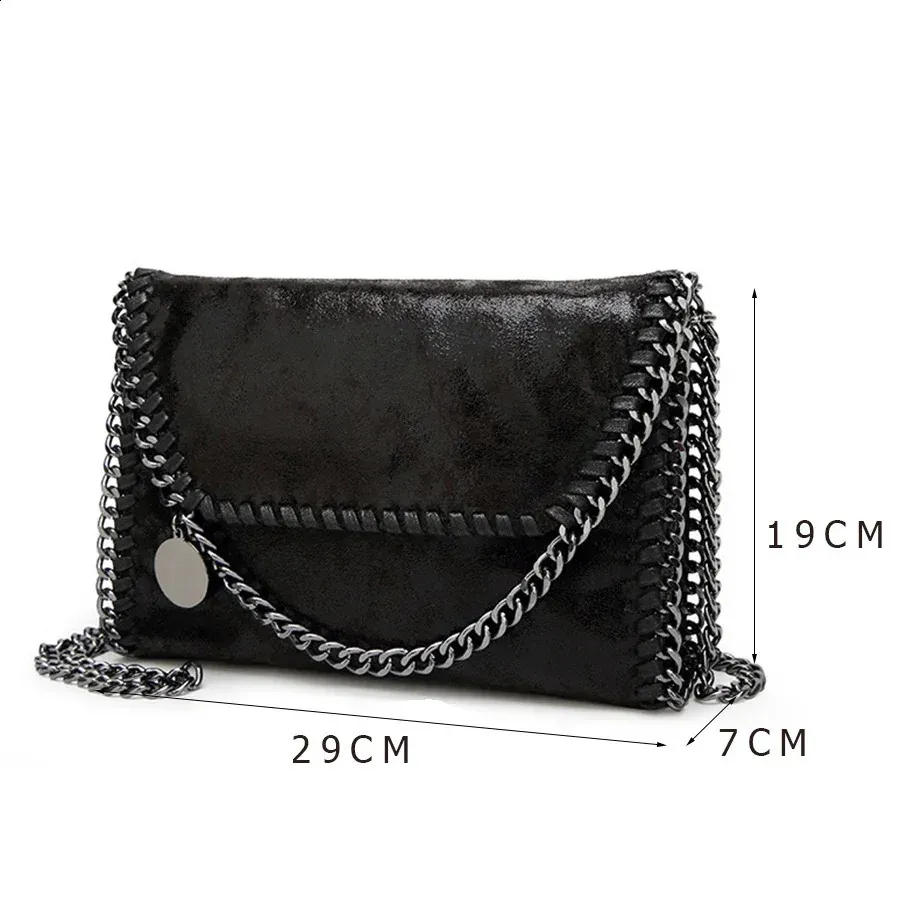 Trendy Lady's Elegant Small Flap Cross Body Bag - Versatile Chain Shoulder Messenger Style Accessory