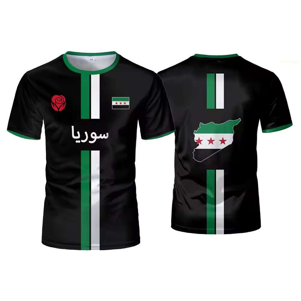 Syrian Sensation -3D Printed Casual Street Clothing Men's Short sleeved T-shirt