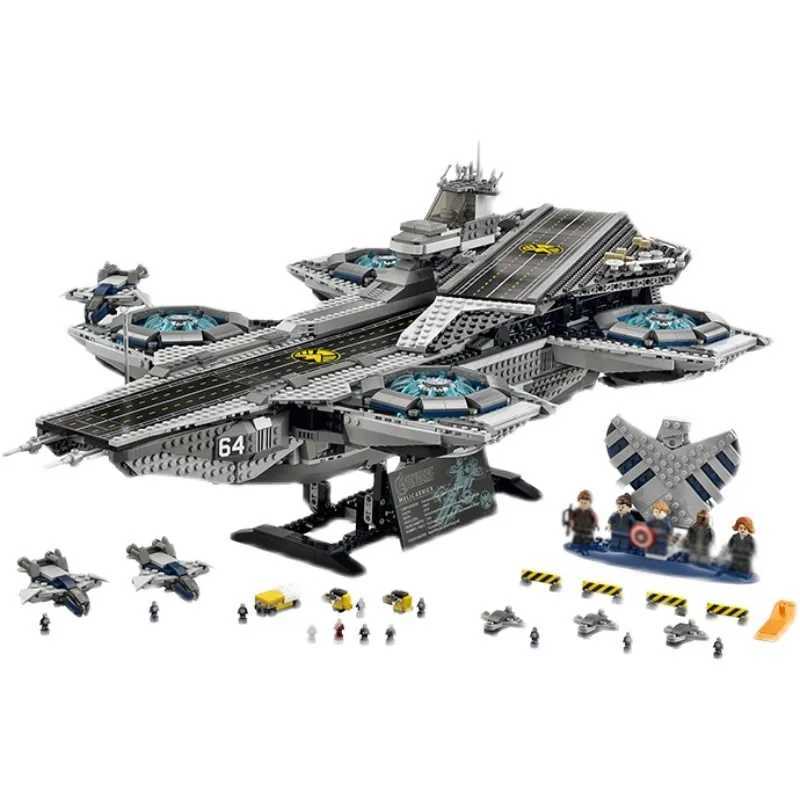 3066PCS Technical Shield Helicarrier Model Building Blocks Assembly Toys Compatible 76042 07043 For Children Gifts 19017 180081XJ250102
