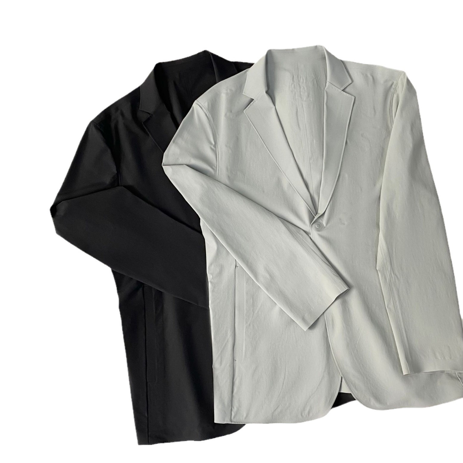 3643 Spring and autumn thin seamless double-sided men's jacket business commuter suit