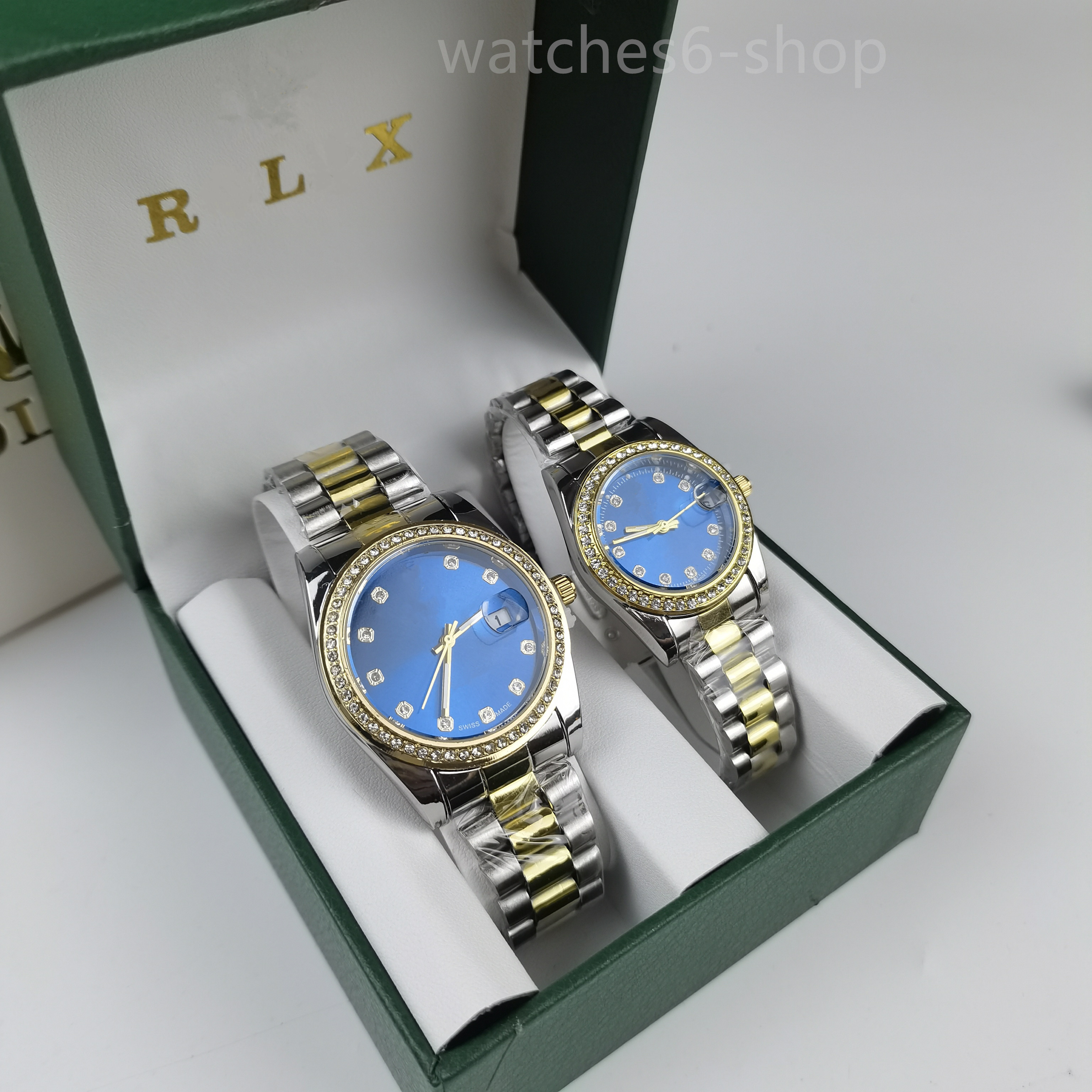 Designer Couple Quartz Watch Valentine Day Watch Set Men Women Luxury Couple Gift Wristwatch Waterproof Large Business Hand Clock