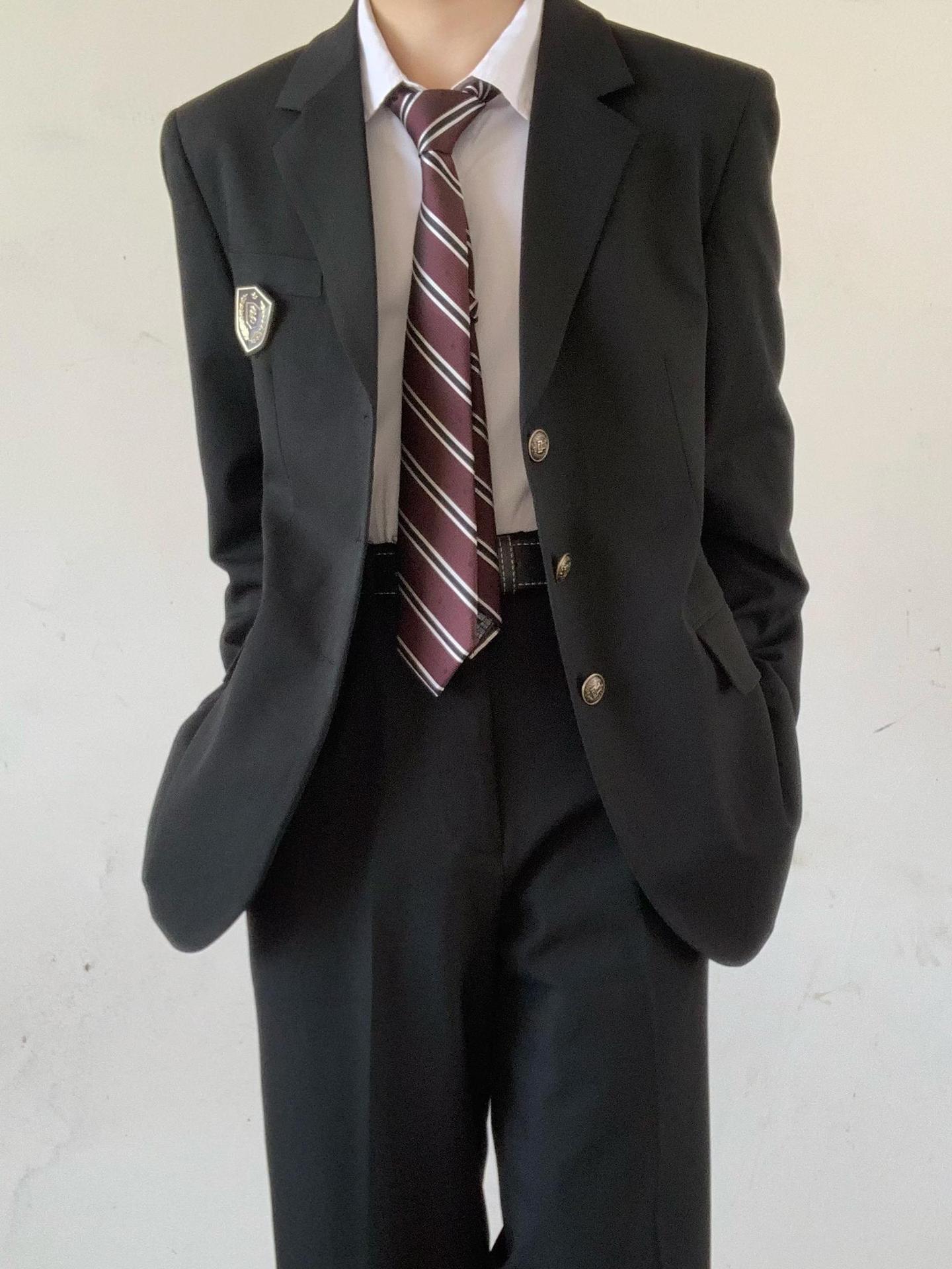 G12Men's summer mid-length casual suit student trousers suit