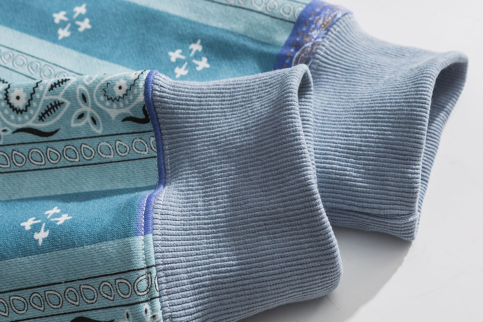 GONTHWID Embroidered Bandana Patchwork Full Zip Hooded Sweatshirts Jackets Harajuku Hip Hop Casual Hoodies Coats Tops Mens T200914