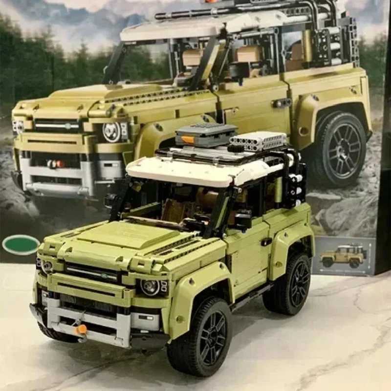Technical Rover Defender Collectors Block Set Classic Off Road Vehicle Model Creative Gift for Soil Bike Enthusiasts W250102