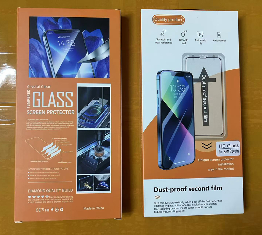 S26 Dust Free Installation HD Tempered Glass Protectors For Samsung S25 Plus S24 Ultra S23 S22 A57 A37 A17 A07 Clear 9H Silk Screen Protective Films W