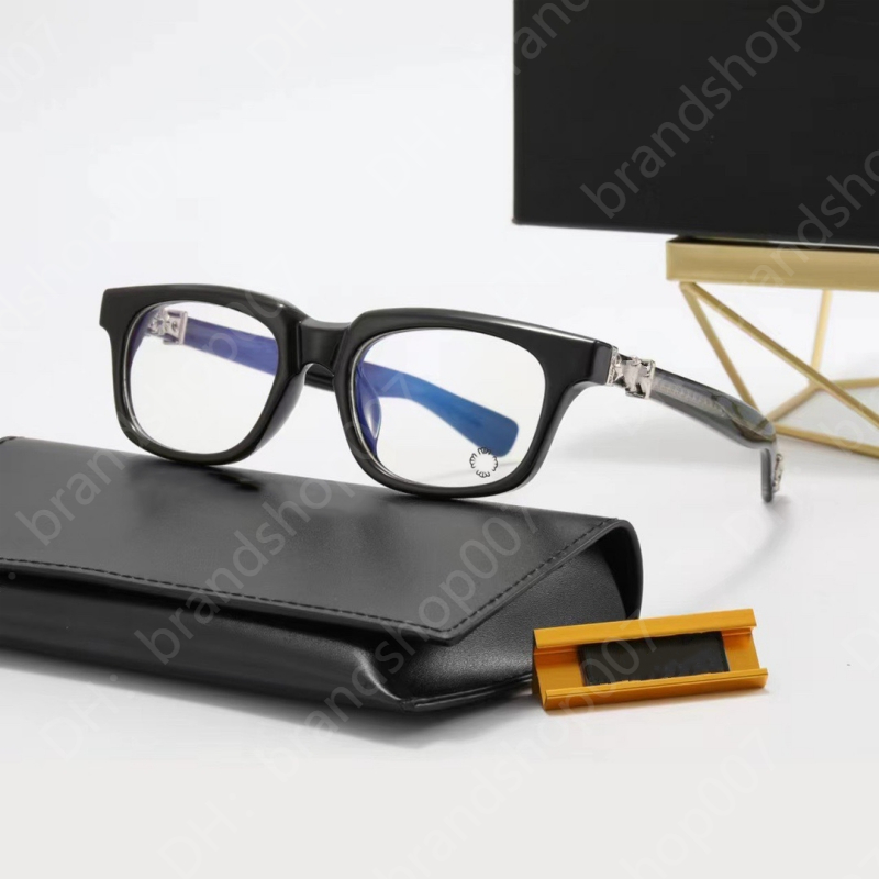 Designer Sunglasses For Women Designer Men Square Frame Glasses Flat Lens Classic Brand Travel Fashion Optical Glasses Cross-Shaped Clear Glasses 6073s