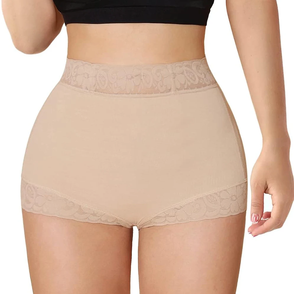 fajas colombianas tummy control butt lifter body shapewear women slimming girdle body shaper waist trainer high waist flat belly Control Panties