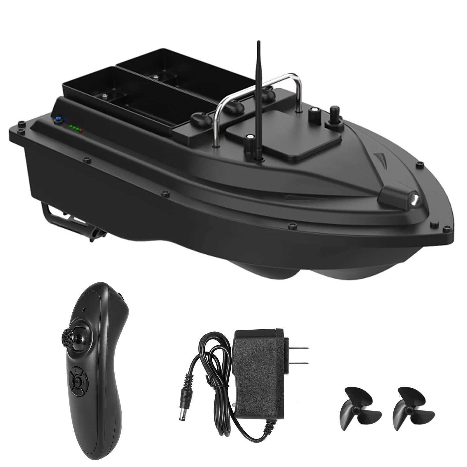 Fish Finder GPS Fishing Bait Boat 500m Remote Control Bait Boat Dual Motor Fish Finder 2KG Loading Support Automatic Cruise/Return/Route S2412196