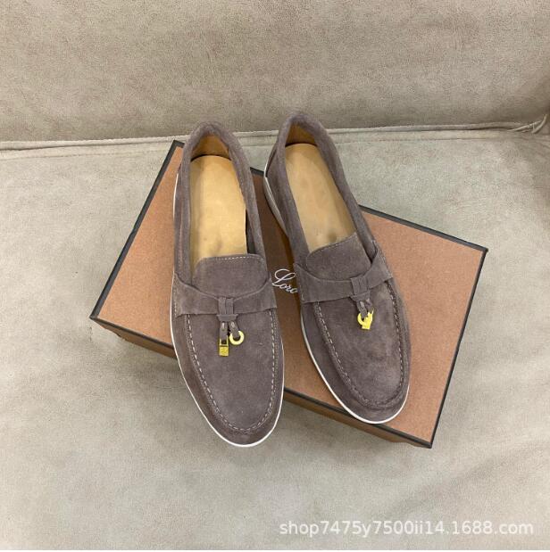 Sneakers Loafers Womens Mens Dress Shoes Designer Luxury Fashion Men Business Leather Flat Low Top Suede Cow Leather Casual Lazy Shoe A7