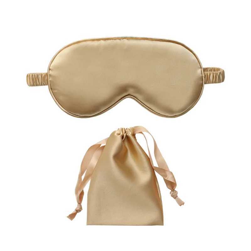 Imitated Silk Sleep Eye Mask Travel Shading Eyepatch Nap Eye Patch Rest Blindfold Eye Cover Sleeping Mask Night EyeshadeXJ250103
