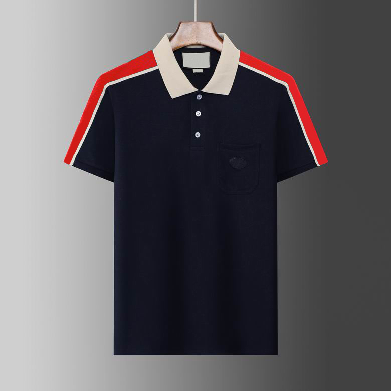 Mens Designer Polos Shirts For Man High Street Embroidery Clothes Cotton Tees