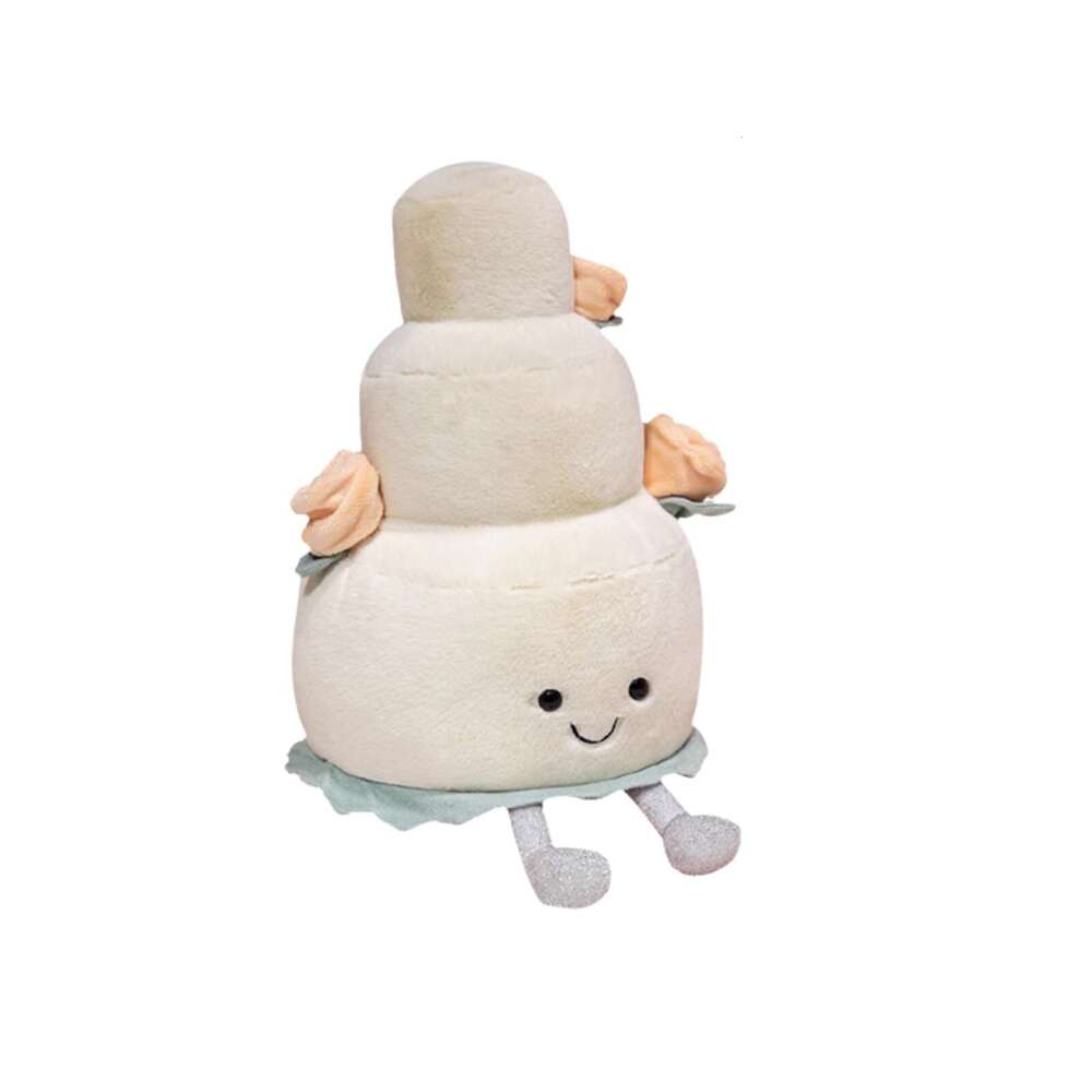 Update Jelly Cat,Funny And Creative Sand Sculpture Castle Wedding Cake Plush Toy Sports Tennis Bowl Lamian Noodles Doll Small Pine