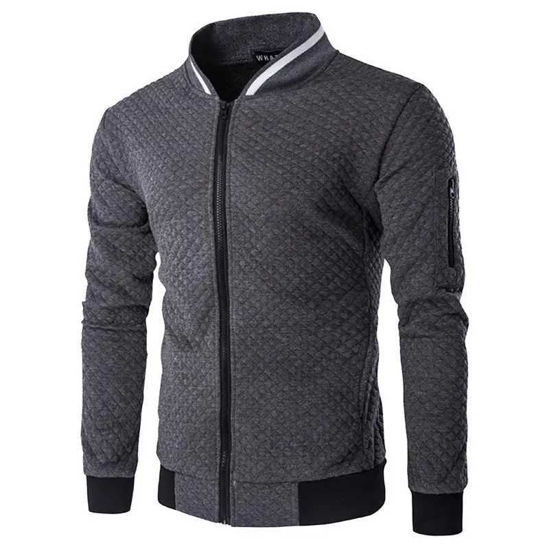Mens sports shirt with zipper pocket thin pure color half track suit casual outdoor hoodie long sleeved jacket W250103