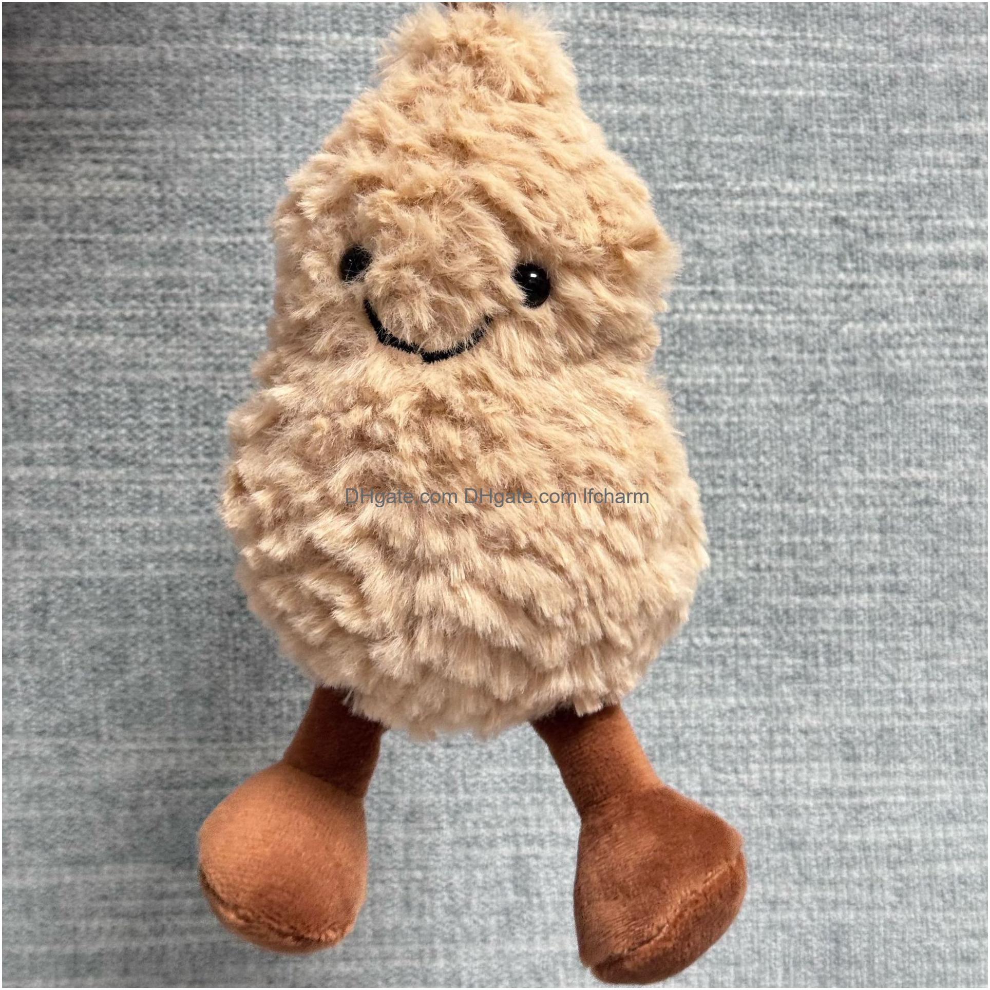 & Plush Animals Jelly C Little Peanut Doll Pendant Strawberry Orange Bun Boy Accessories Toy Super Soft Girl Drop Delivery Toys Gifts Ot4Nn