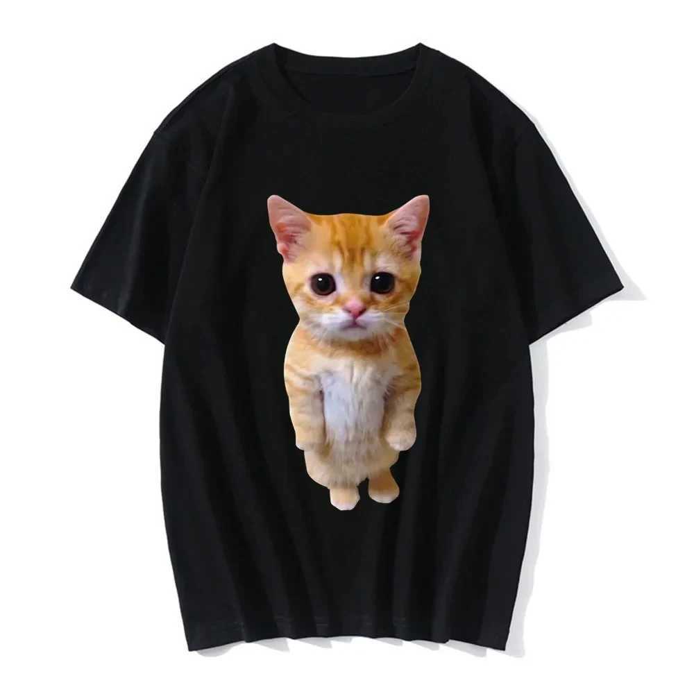 Men and Womens Funny Cat 3D Print Casual T-Shirt Summer Harajuku T Shirts Girl and Boy Fashion ClothesXJ240102