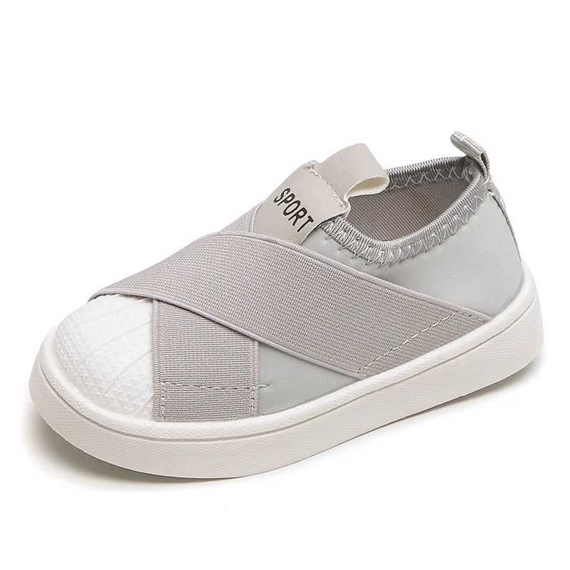 Childrens casual shoes boys sports shoes girls sports shoes childrens shoes childrens shoes white black gray spring canvas shoes CSH1575 M250103