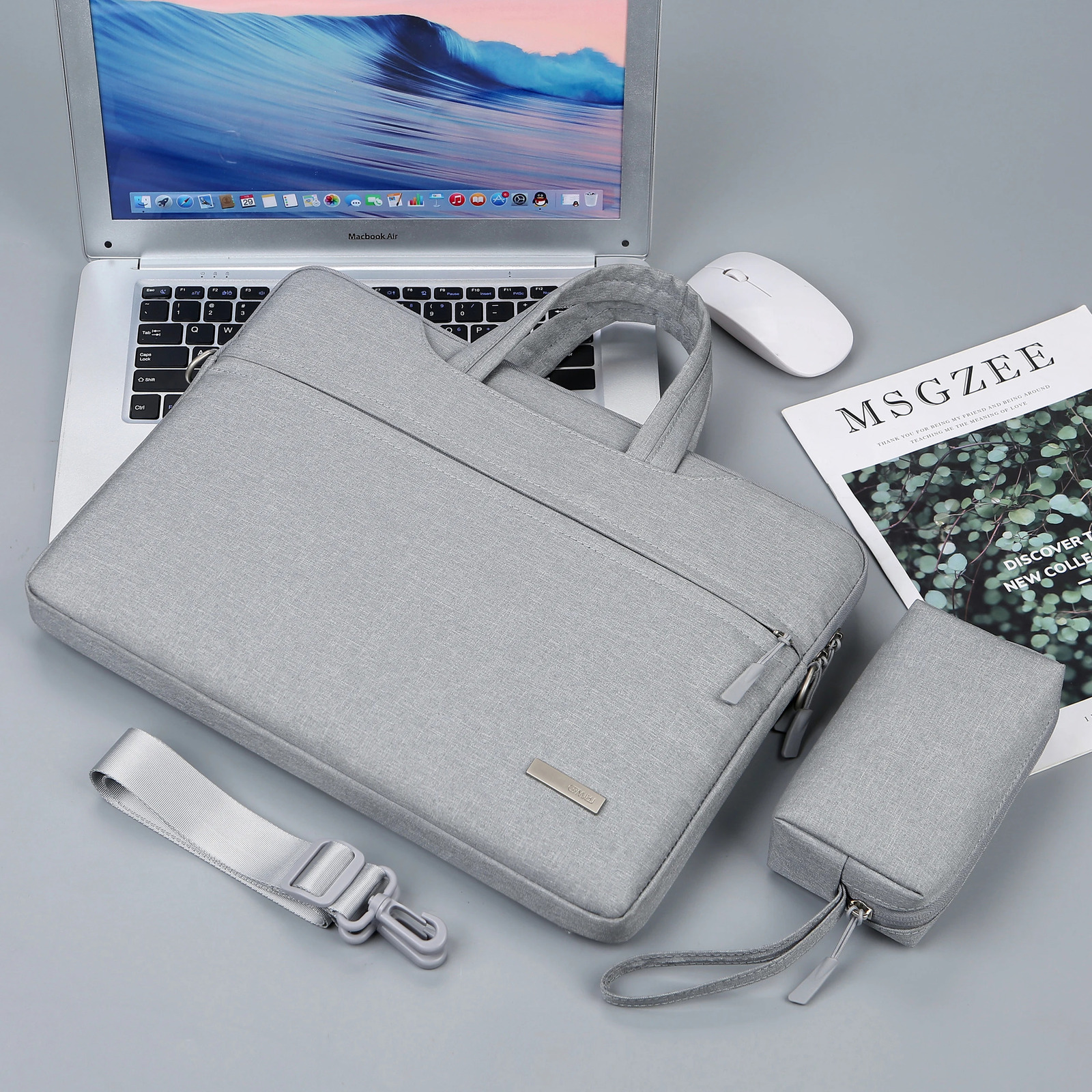 Laptop Bag SlEEve 12 13.3 15.6 14 Shoulder bag Notebook Pouch bag For Macbook Air Pro M1 Case handbag Briefcase 250102