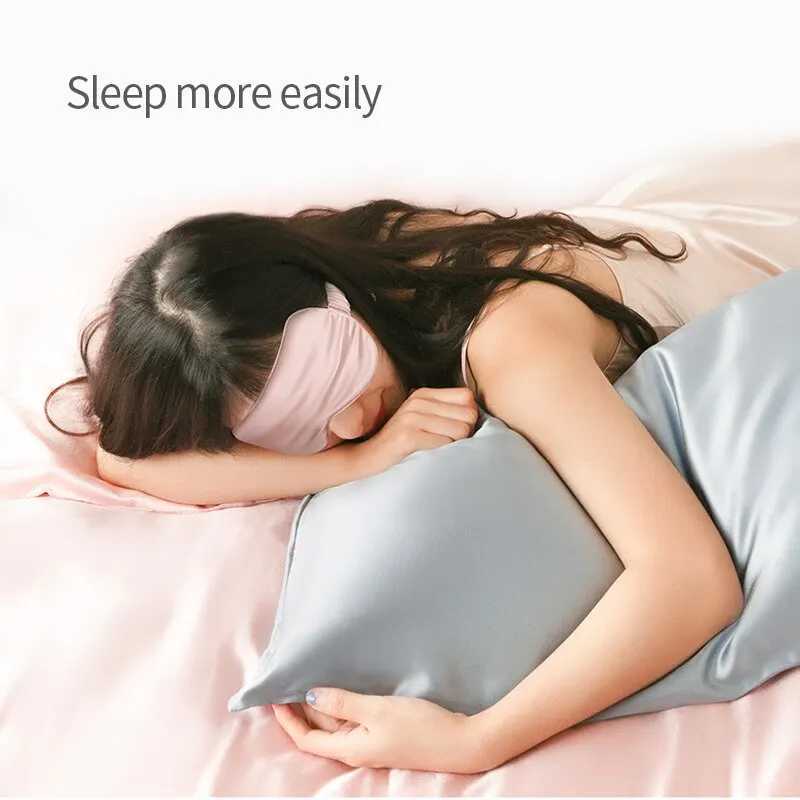 Y802 Double Sided Sleeping Eye Mask Shading Elastic Bandage Travel Eyeshade Solid Color Breathable Beauty Eye ShieldXJ250103