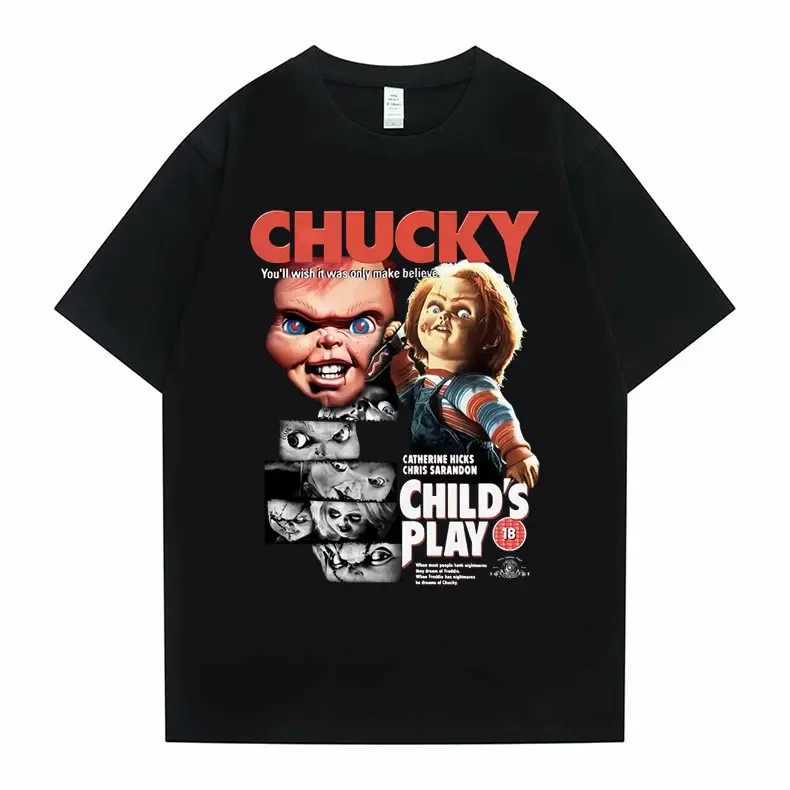 Chucky Youll It Was Only Make Believe T-shirt Catherine Hicks Chris Sarandon Childs Play Tshirt Men Women Hip Hop TeesXJ240102