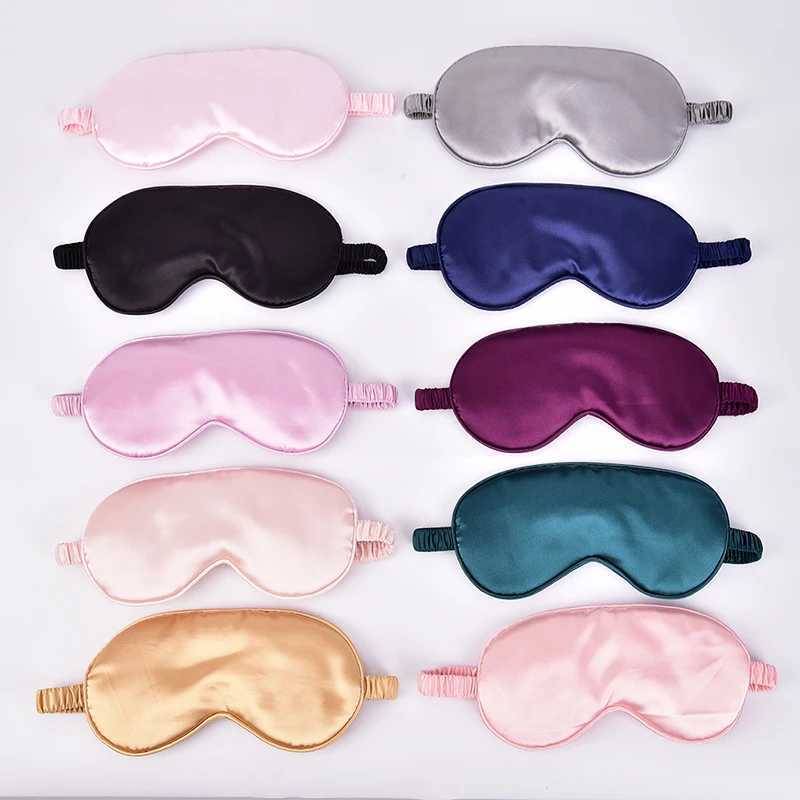 Unisex Double-Side Shading EyeShade Sleeping Eye Mask Cover Eyepatch Blindfolds Health Sleep Shield Light With A Cloth BagXJ250103