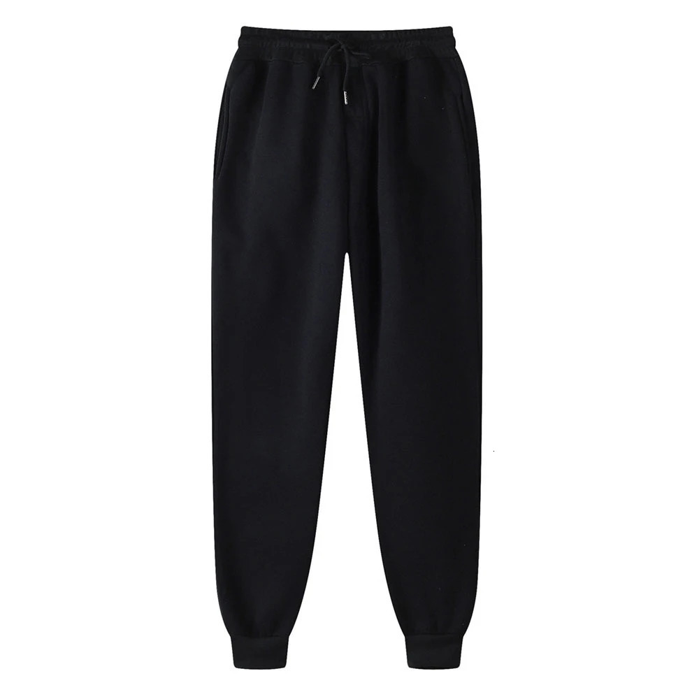 Autumn and Winter European and American Solid Color Fleece Sweater Pants Mens Casual Zipper Sports Hat Set 250102