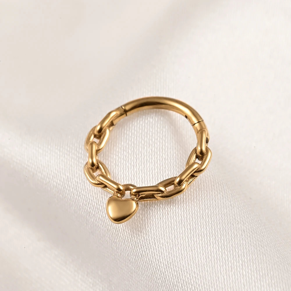 Doearko 1pc Septum Rings Hoop Hinged Segment Septum Nose Ring Clicker Ring Cartilage Earrings Hoop Helix Tragus Piercing Jewelry 250103