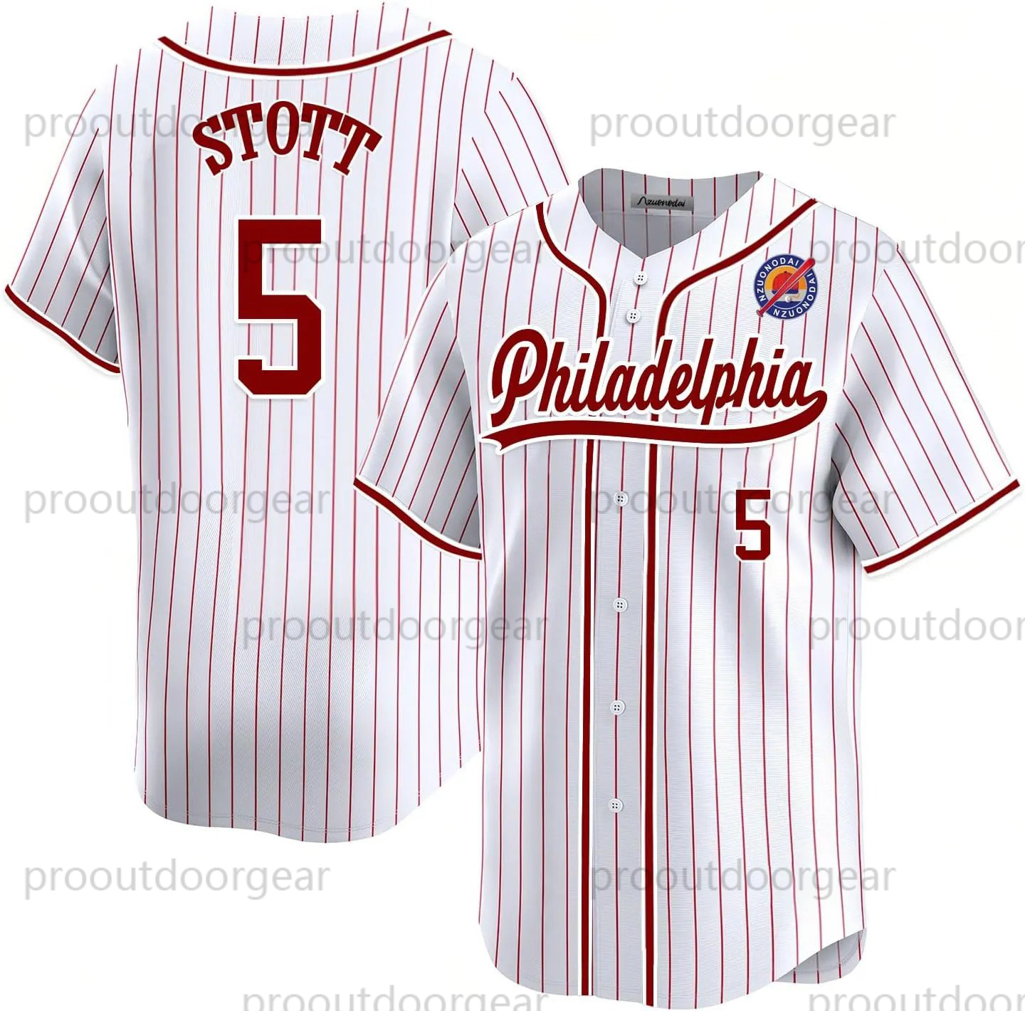 Baseball Jerseys STOTT CASTELLANOS TURNER HARPER Custom Baseball Mens Womens Youth Stitched Breathable Slight Stretch Polyester - Perfect for Sports