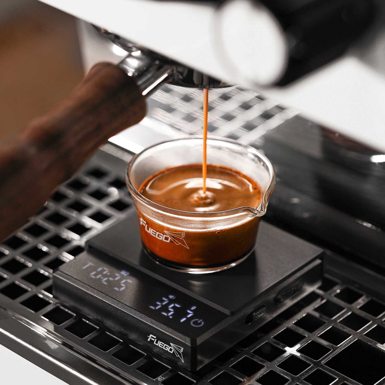 Kitchen coffee scale with timer rechargeable digital scale 0.1g high-precision 3-mode drip espresso scale barista gift W250103