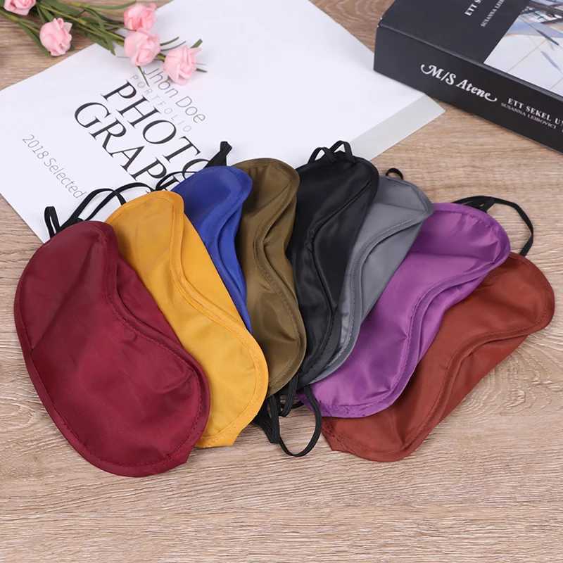 New Eye Masks Shade Patch Women Men Blindfold Travel Sleepmasker Soft Portable Eye Mask Black Fast Sleeping Eyeshade CoverXJ250103