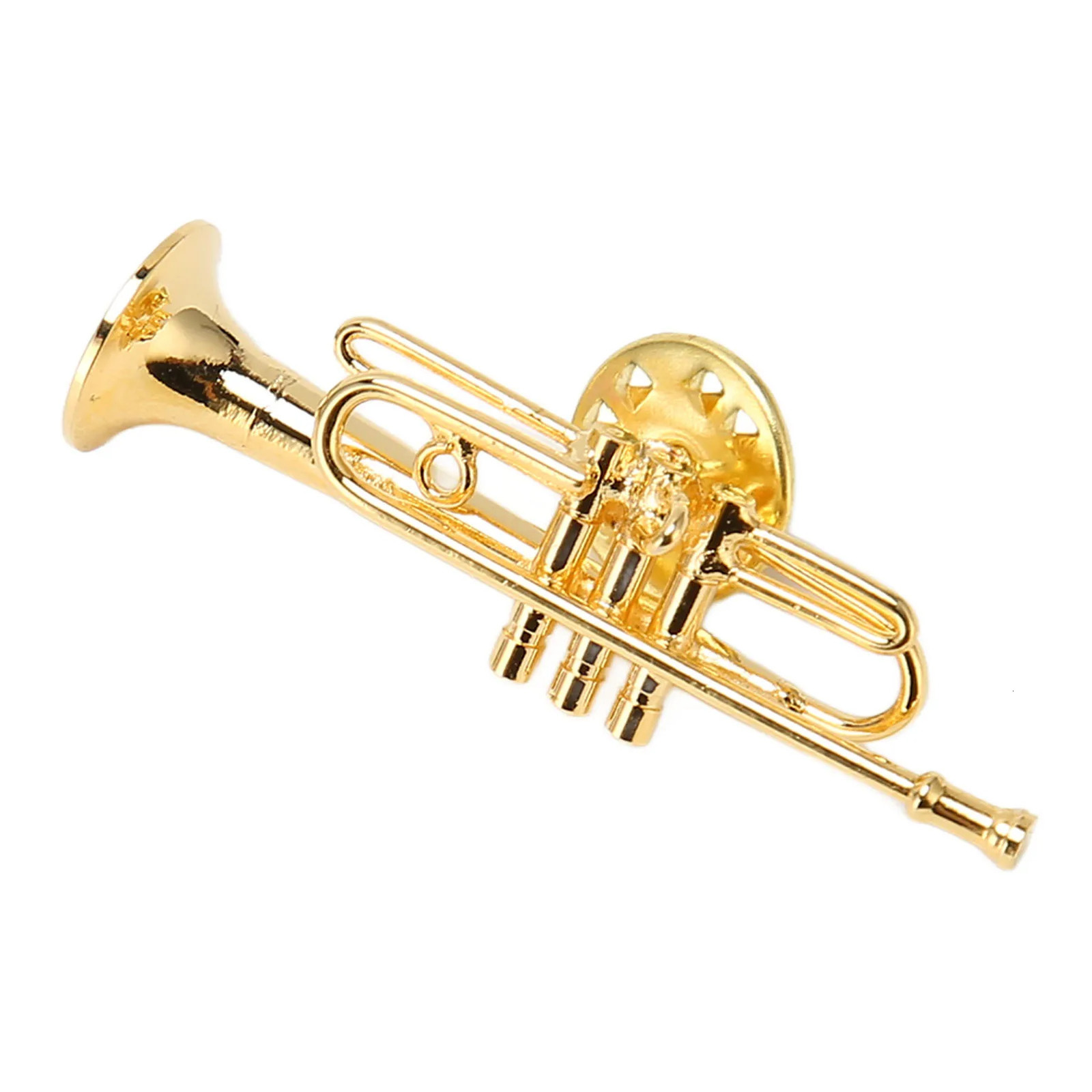 Musical Instrument Brooch Trumpet Brooch Brass for Concert for Music Lover 250103
