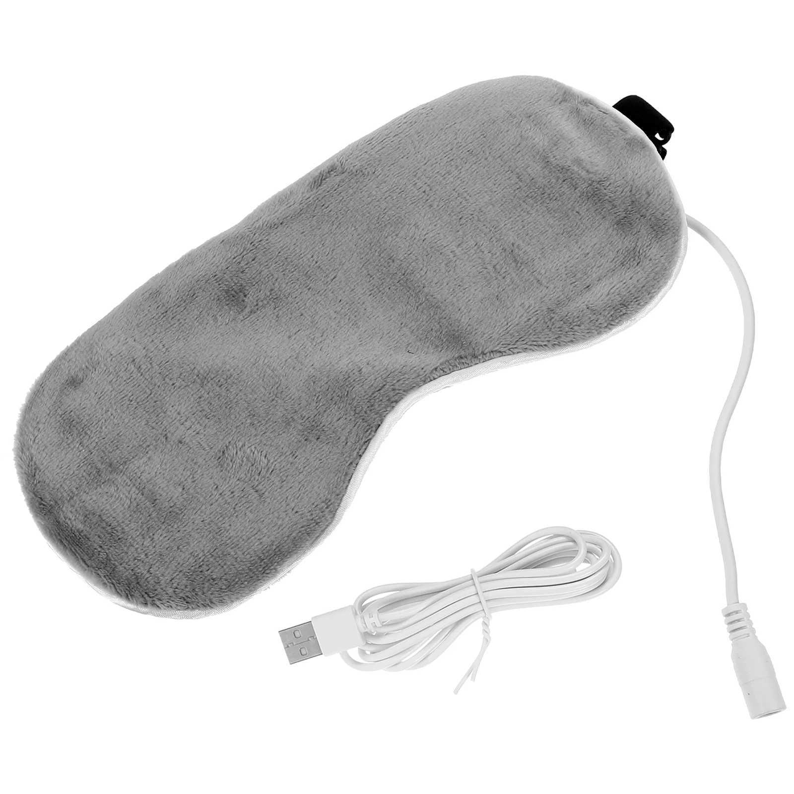 USB Eye Mask Heat Compress Blindfold Sleeping Steaming Heated Masks for Dry Eyes Nose Warming Streamer RechargeableXJ250103