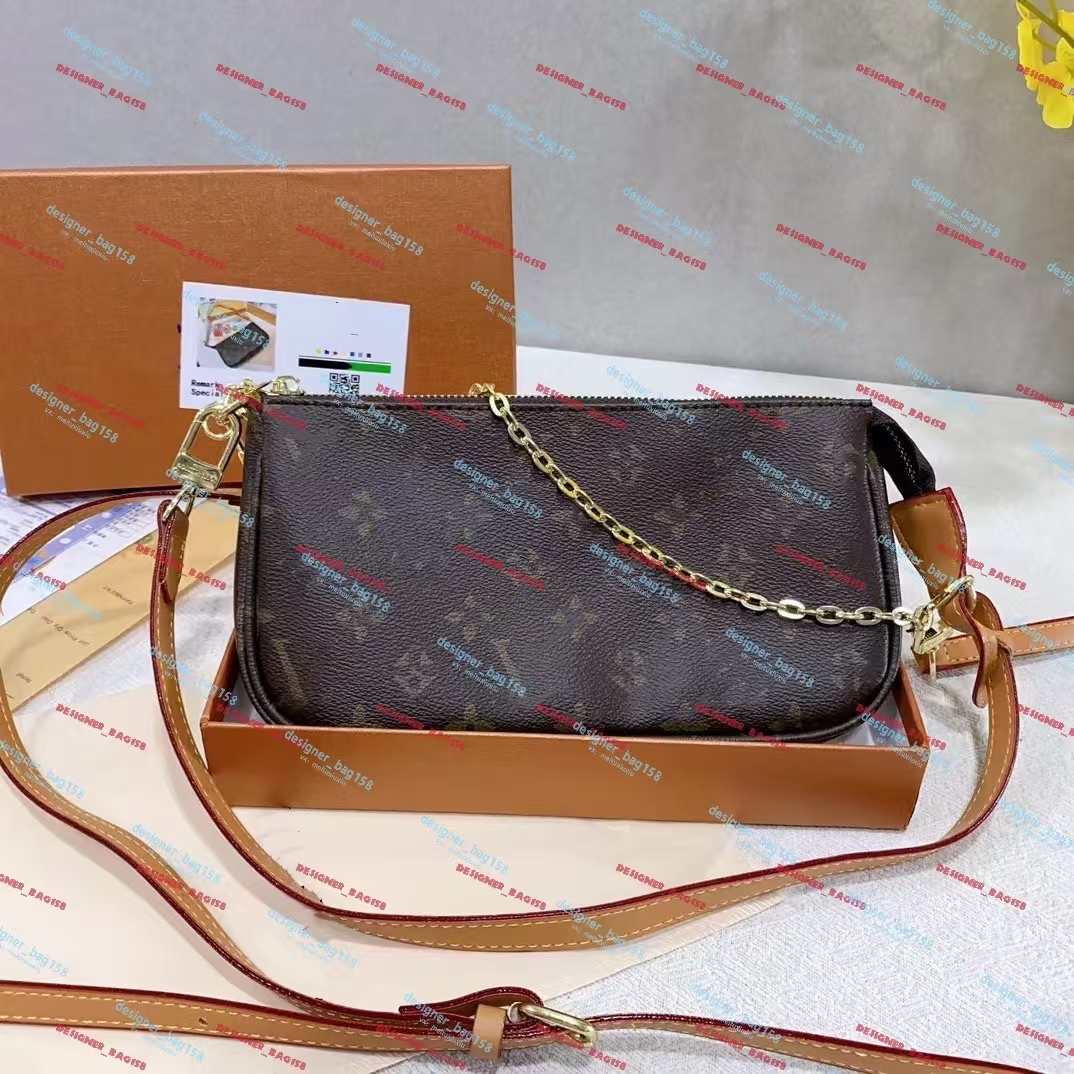 Top 3pcs set Women Shoulder bag Classic Luxury designer handbag Pochette Felicie Bag Genuine Leather Handbags Clutch Tote Messenger Shopping Purse wallet