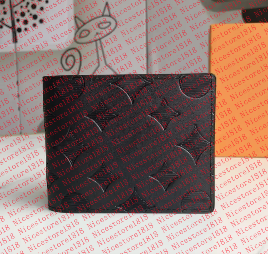 Fashion Designer Wallets Luxury Multiple Short Purse Men's & Women's Clutch bags Highs-quality classic flower & letter coin purses card holders with box