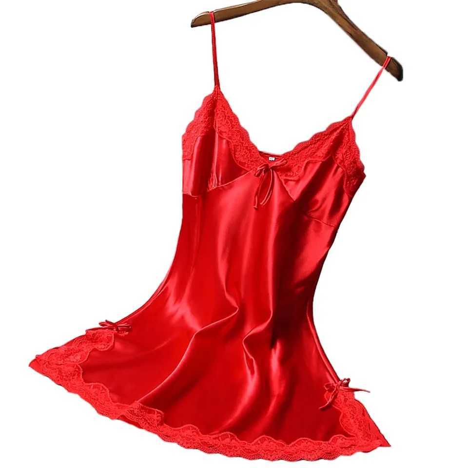 Womens wrapped dress womens sleepwear breathable lace lightweight underwear sleeveless fashionable sleepwear W250103