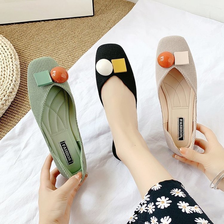New Round Ddmywed Headed Flat Bottomed Women S Singles With Light Mouth Candy Color Casual One Step Stepping Lazy Scoop Shoes Chinese Brand F Ddmysatu