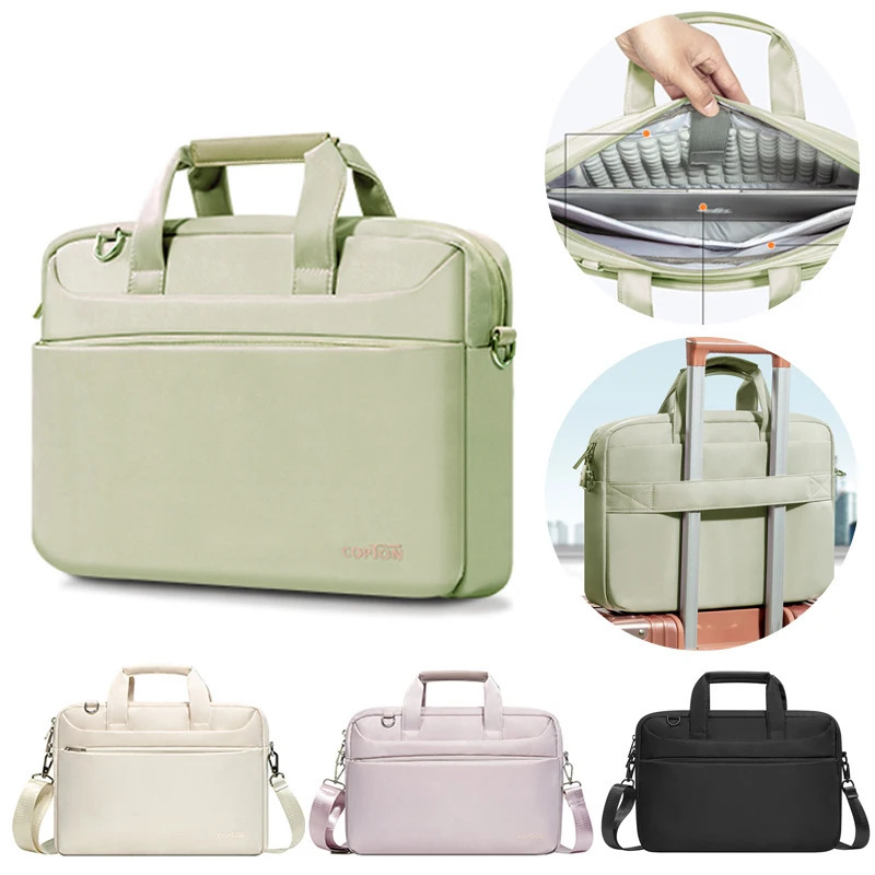 Laptop Shoulder Bag 13.3 14 15.6 inch Notebook Messenger Handbags for MacBook Air Pro 13 15 16 Surface 250102