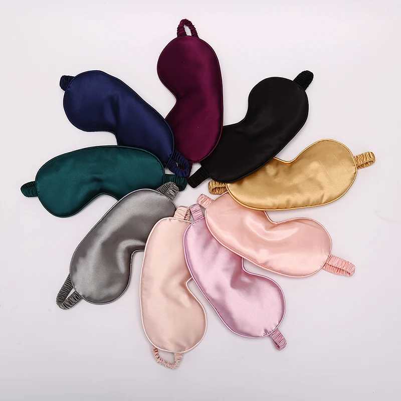 Unisex Double-Side Shading EyeShade Sleeping Eye Mask Cover Eyepatch Blindfolds Health Sleep Shield Light With A Cloth BagXJ250103