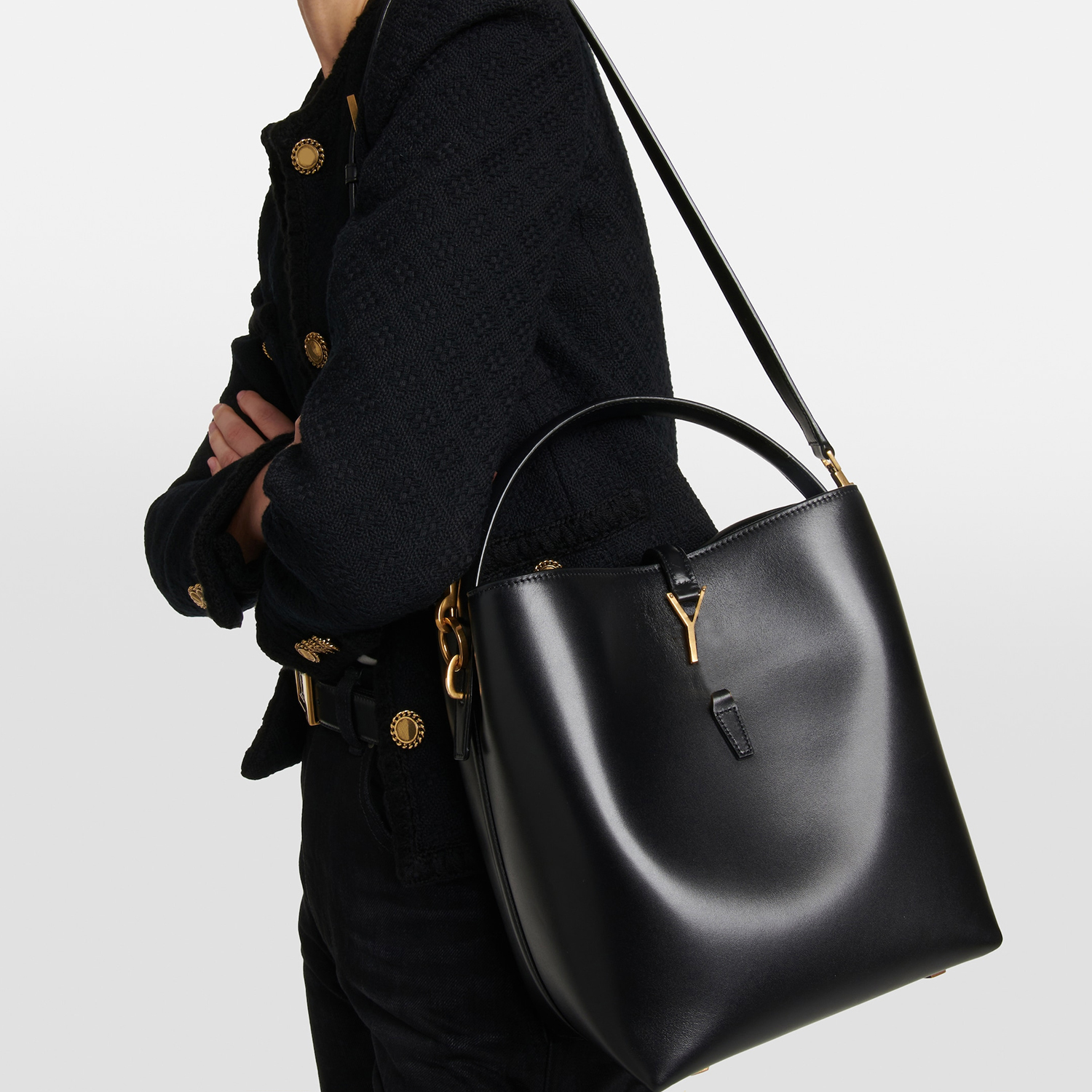 Designer Bag LE5a7 Bucket Bag Leather Tote Bag Shoulder Large Bag Black Luxury Women's Handbag Cross Body Hobo Shopping Lady Bag High-Quality Fashion Bag 3 Sizes