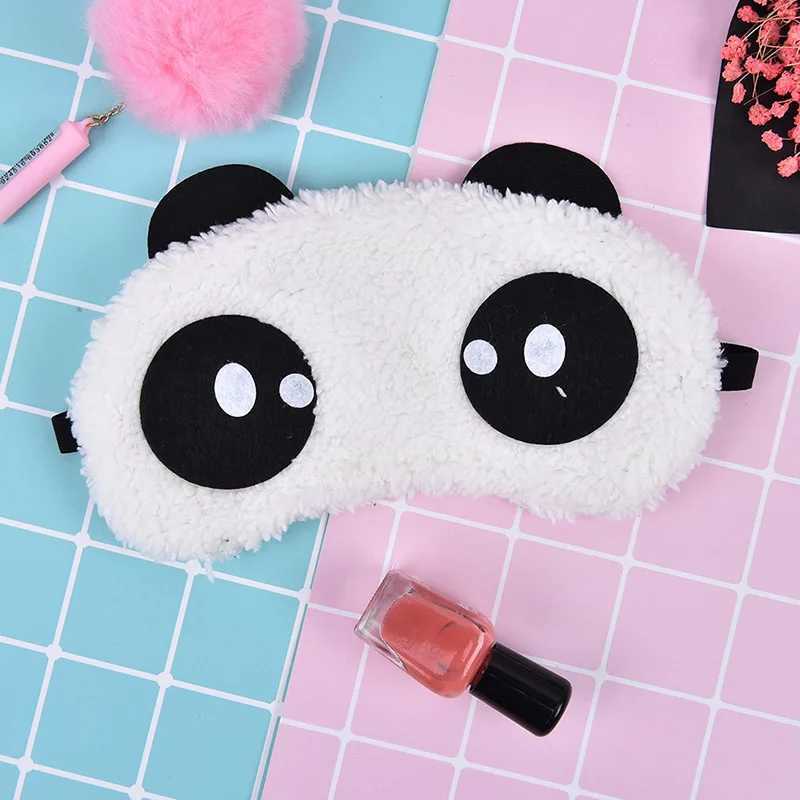 Health Care Tools Cute Face White Panda Eye Mask Eyeshade Shading Sleep Cotton Goggles Eye Mask Sleep Mask Eye Cover 3 StylesXJ250103