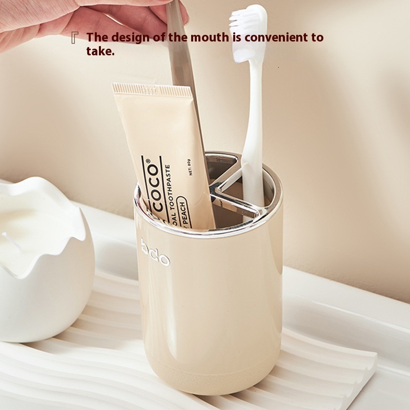 Home Bathroom Toothbrush Holder with Drainage and Multifunction